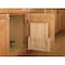 Rev-A-Shelf Maple Veneer, Light Brown, 13.5 in W, 16.88 in H, 2.88 in D, 2.88 in L, Light Brown 4DMCB-18 - alternate 2